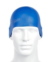 Speedo Plain Moulded Swimming Cap, Blue