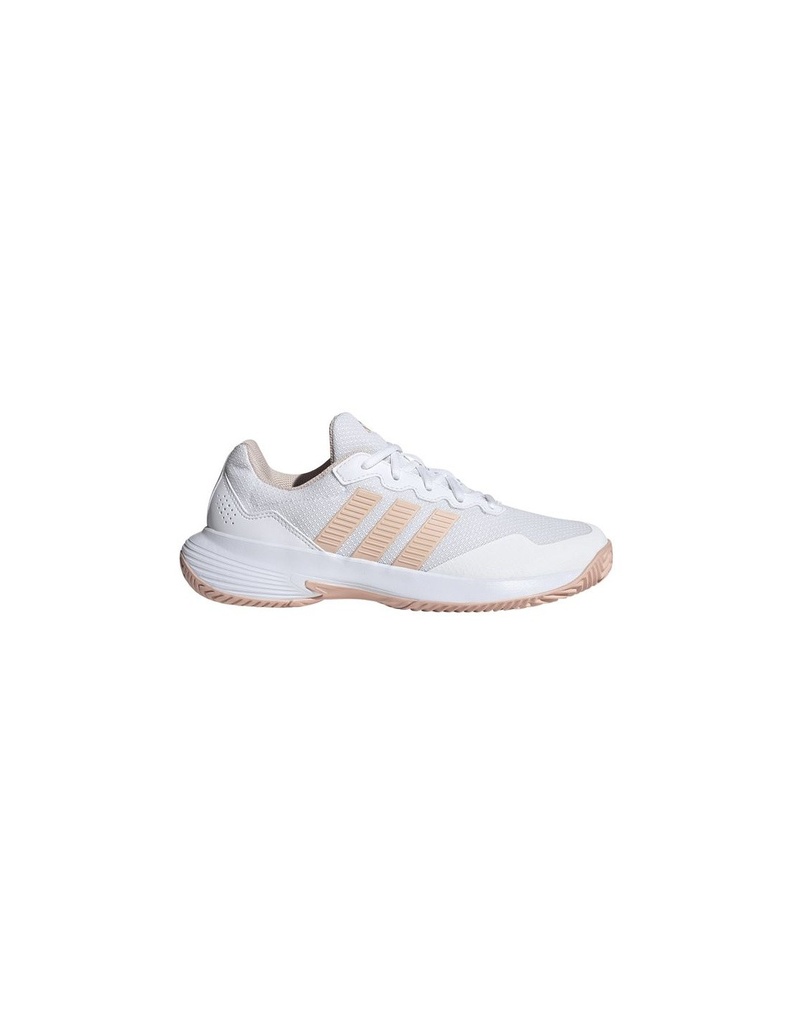 Adidas GameCourt 2 All Court Shoe Women White, Size: 5