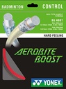YONEX BG Aerobite Boost Badminton String (Gray/Red)