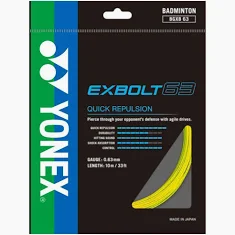 yonex badminton string exbolt 63