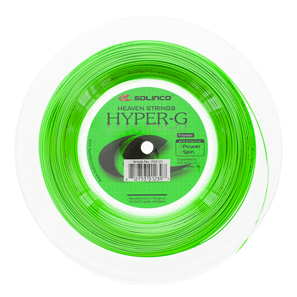 Tennis String Solinco-Hyper G green  200meter