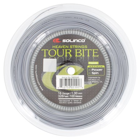 Solinco Tour Bite String Reel 100m-Silver