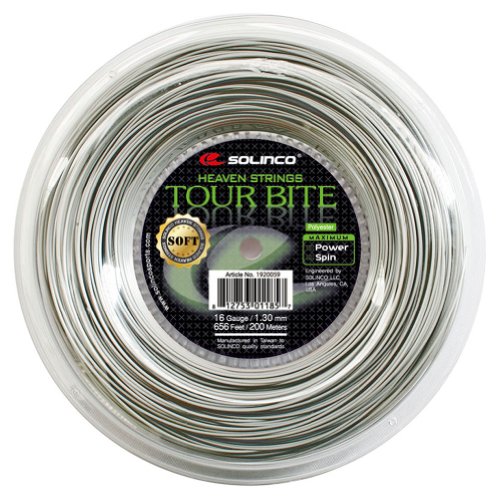 Solinco Tour Bite Soft String Reel 200m-Silver