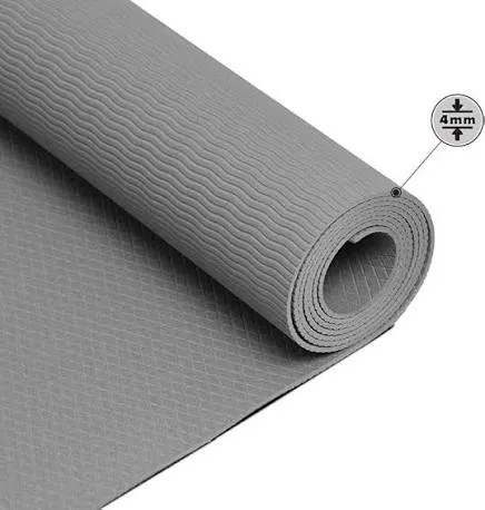 Yoga Mat 4mm tpe single colour